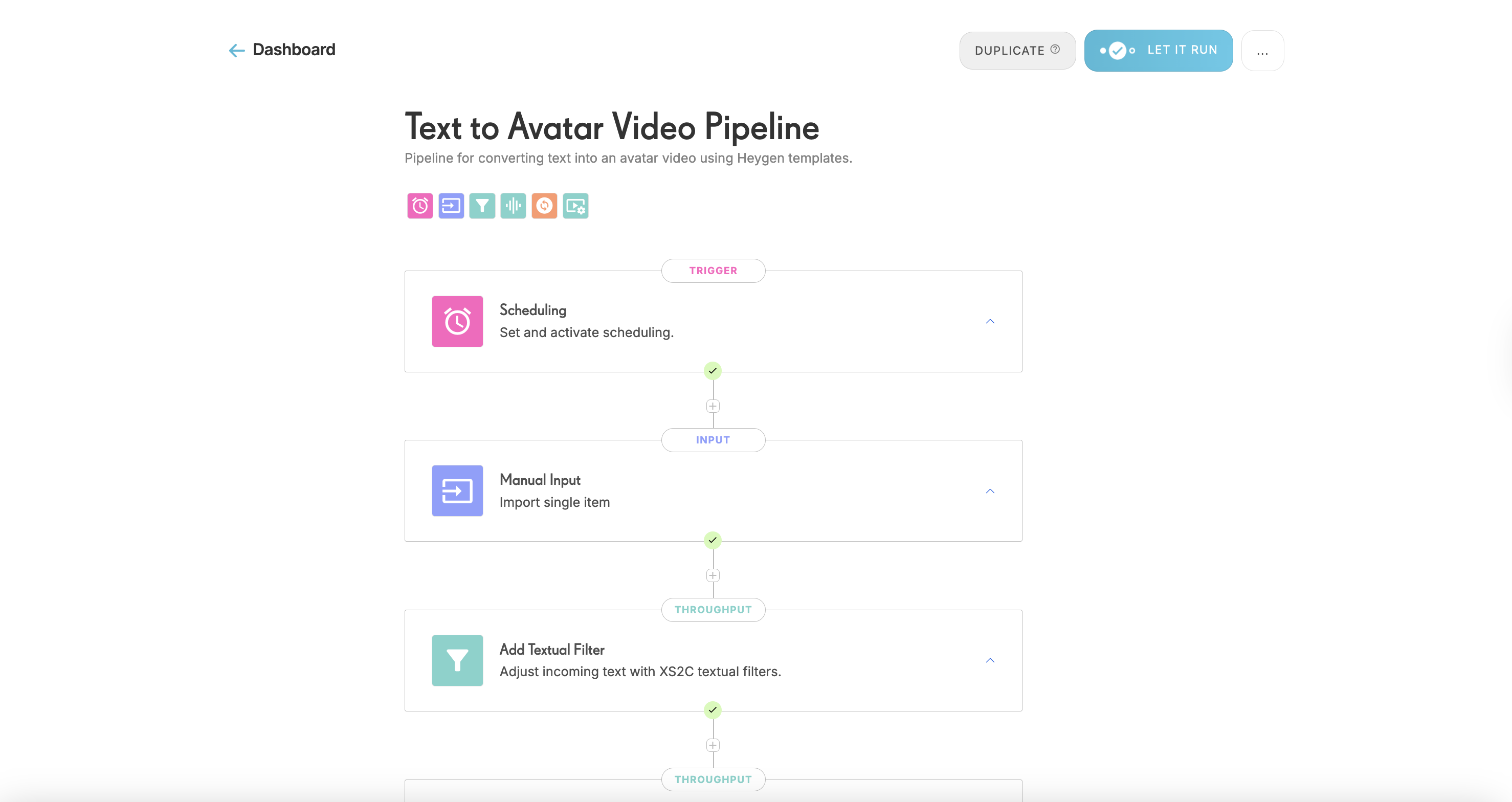 Pipeline workflow diagram